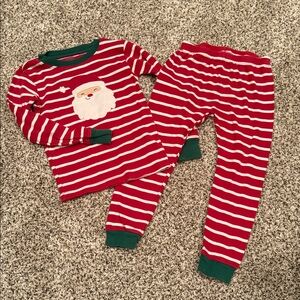 Child of Mine Red and White Striped Pajama Set